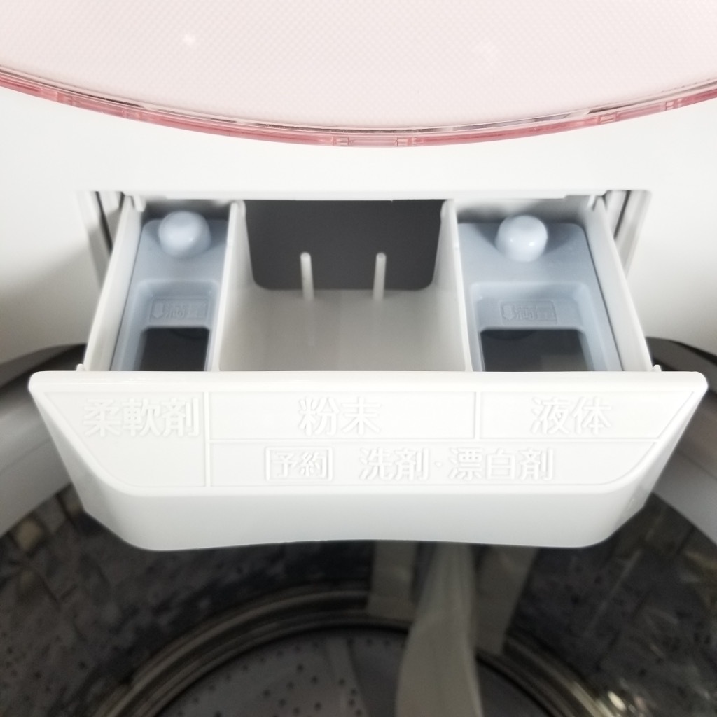 ☆中古 激安！！ SHARP　全自動電気洗濯機　8kg　ES-GV8A-P　2017年製　￥25,800！！2月キャンペイン中 中古 8.0kg 送風乾燥 全自動洗濯機 シャープ ES-GV8A-P 2017年製造