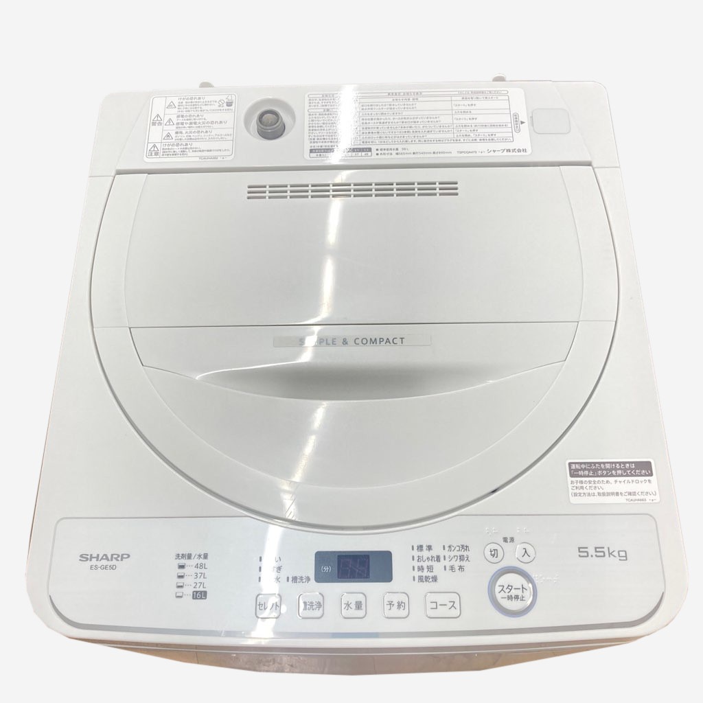  5.5kg ư 㡼 ES-GE5D-W 絡ǽ 2019ǯ¤ ۥ磻 餷 ñ 6ݾդ