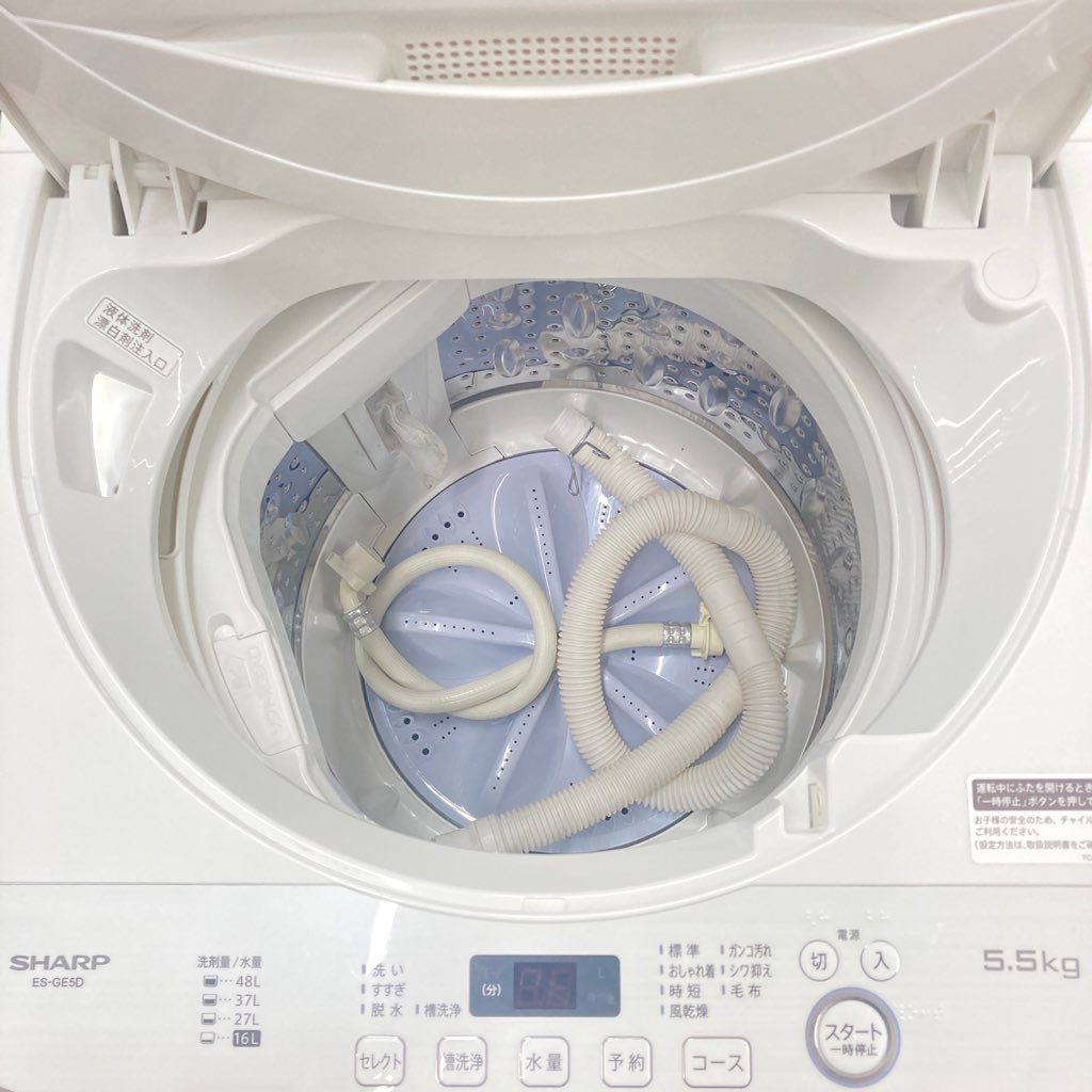  5.5kg ư 㡼 ES-GE5D-W 絡ǽ 2019ǯ¤ ۥ磻 餷 ñ 6ݾդ