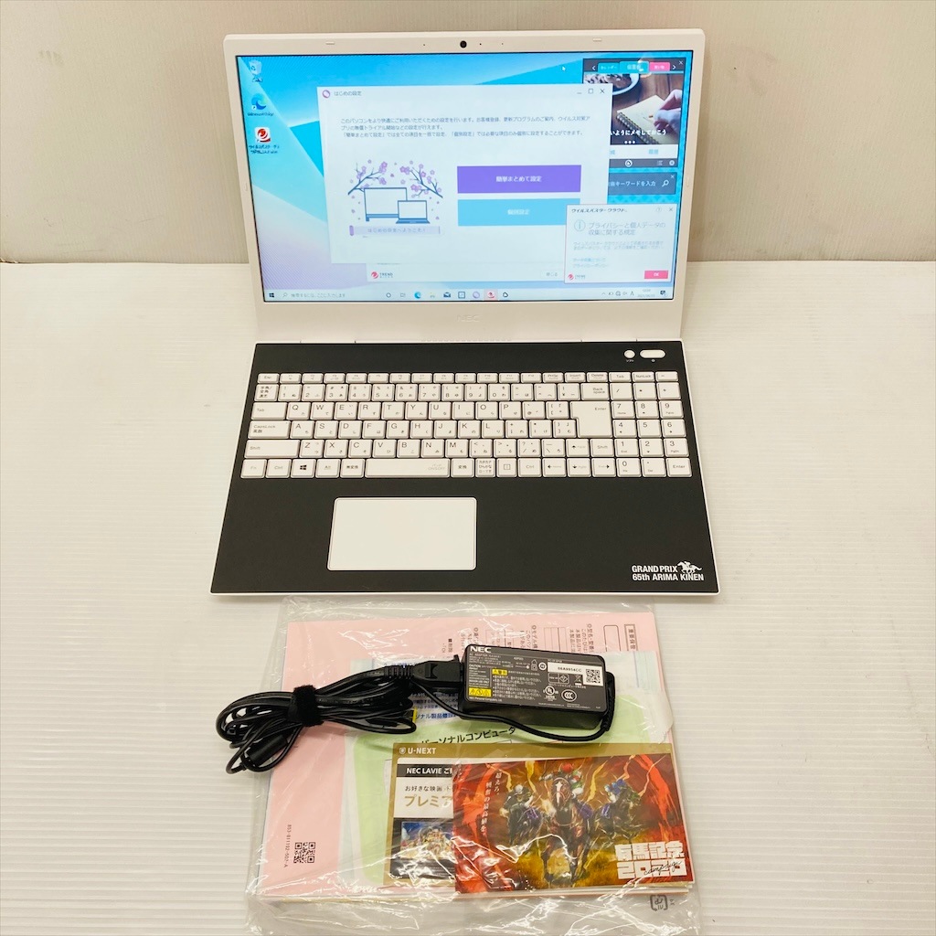 中古 ほぼ未使用 NEC 15.6型 ノートPC 有馬記念2020 クロノジェネシス