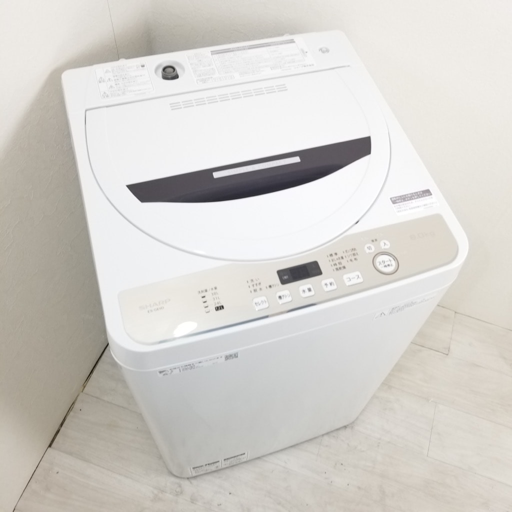 中古 高年式 6.0kg 全自動洗濯機 送風乾燥機能 シャープ 2020年製 ES