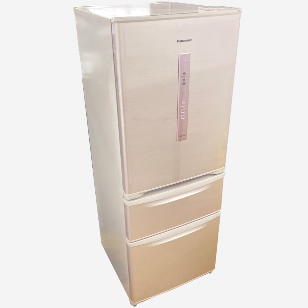 中古近郊送料格安 321L 3ドア冷蔵庫 エコナビ 右開き NR-C32DM-P 2015 