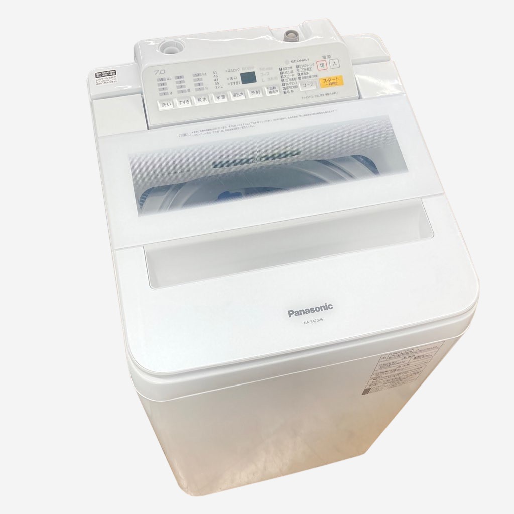��� 7.0kg �ʰ״��絡ǽ�� ����ư������ �ѥʥ��˥å� �����ʥ� NA-FA70H6 2019ǯ��¤ �ۥ磻�� 6�����ݾ��դ�