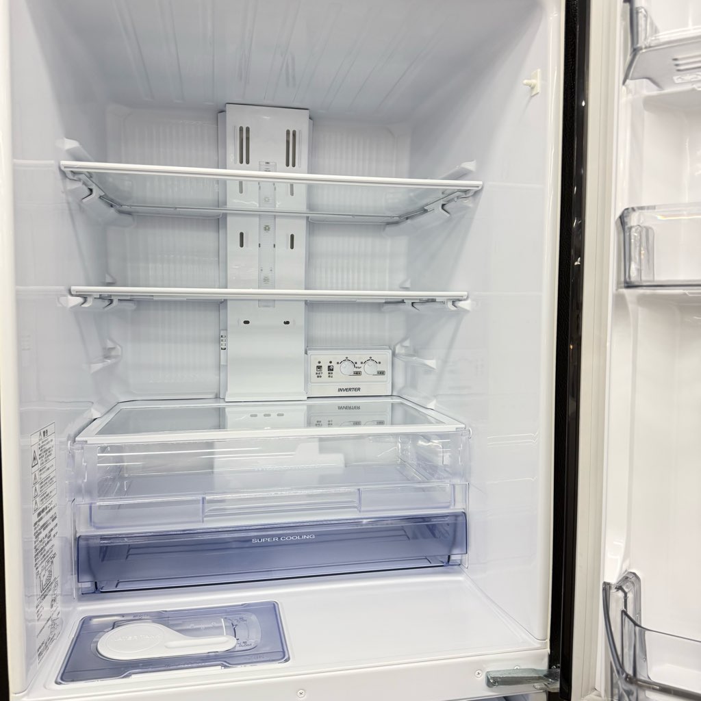 中古近郊送料格安 330L 3ドア冷蔵庫 三菱 MR-CG33TE-B 2019年製 自動