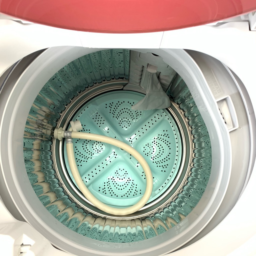 中古 7.0kg 全自動洗濯機 シャープ 2015年製 槽クリーン 穴無し