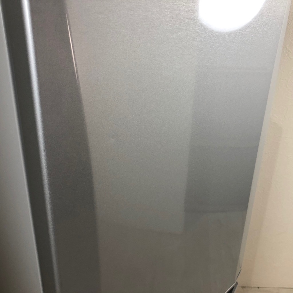 中古 2ドア冷蔵庫 シルバー 三菱電機 自動霜取りファン式 146L MR-P15Z