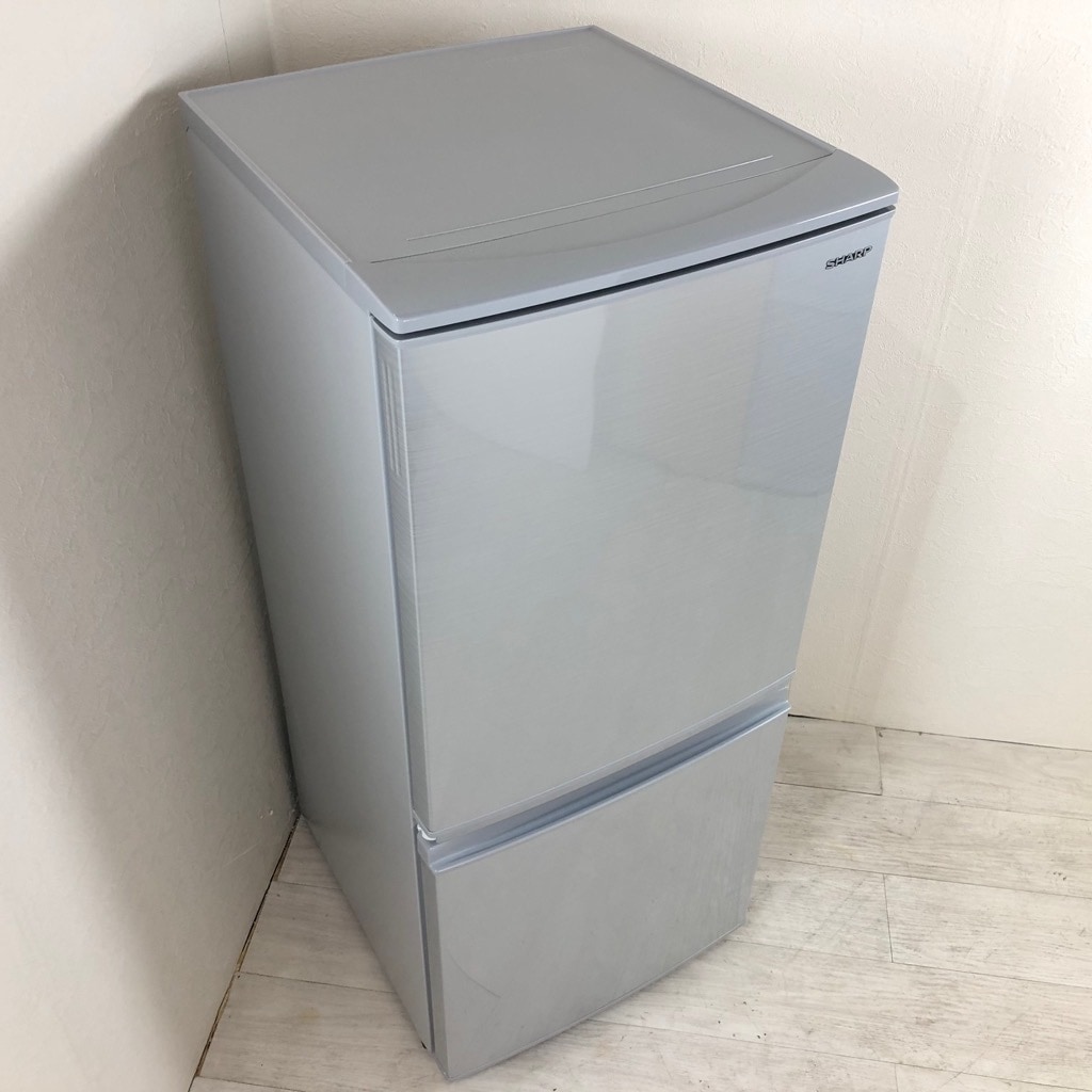 中古 137L つけかえどっちもドア 2ドア冷蔵庫 シャープ 2020年製 