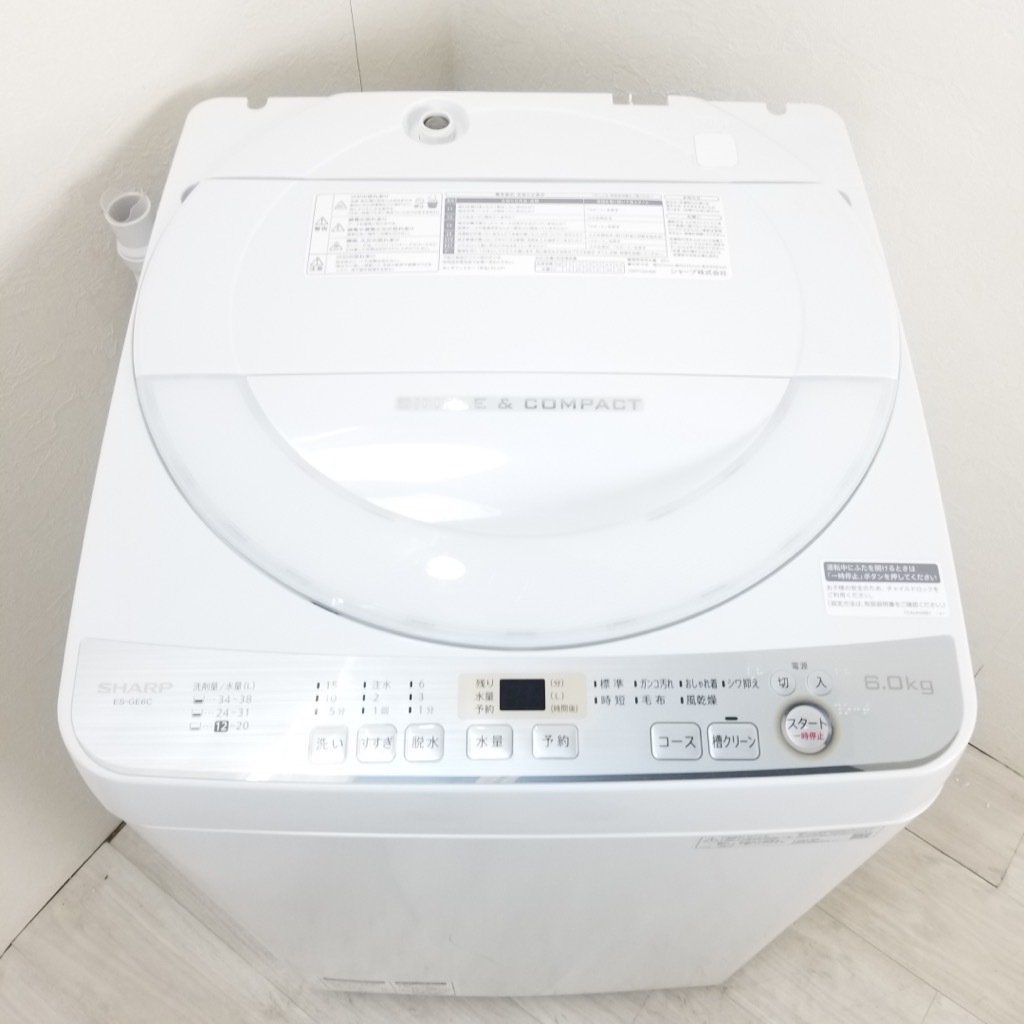   6.0kg ư 㡼 ES-GE6C-W ץ饺ޥ饹 2019ǯ¤ 餷 ñ  6ݾդ