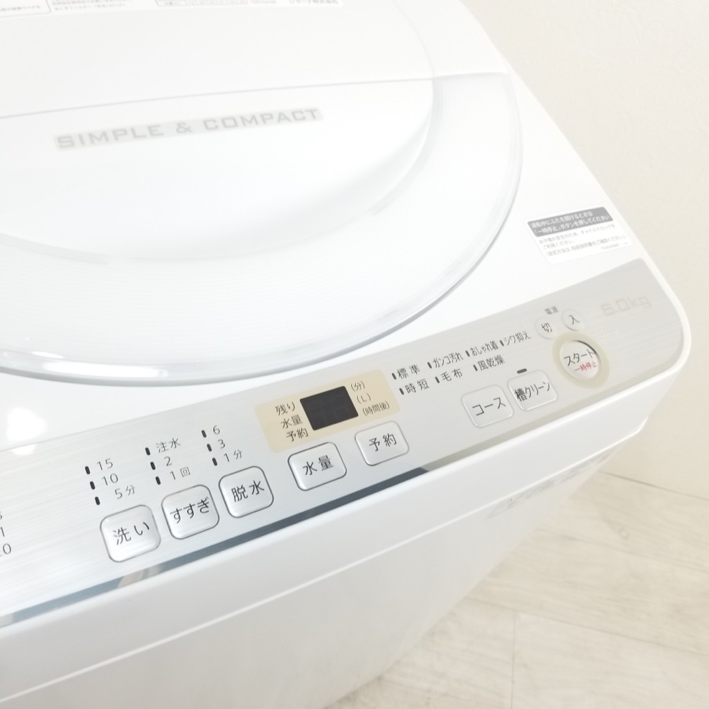   6.0kg ư 㡼 ES-GE6C-W ץ饺ޥ饹 2019ǯ¤ 餷 ñ  6ݾդ