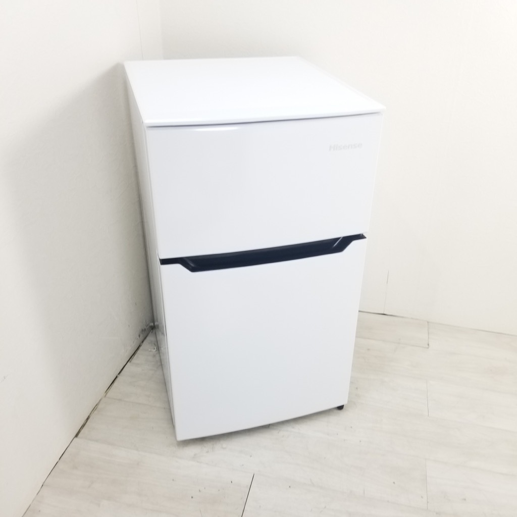 中古 高年式 93L ホワイト 2ドア冷蔵庫 ハイセンス HR-B95A 2019年製 1 