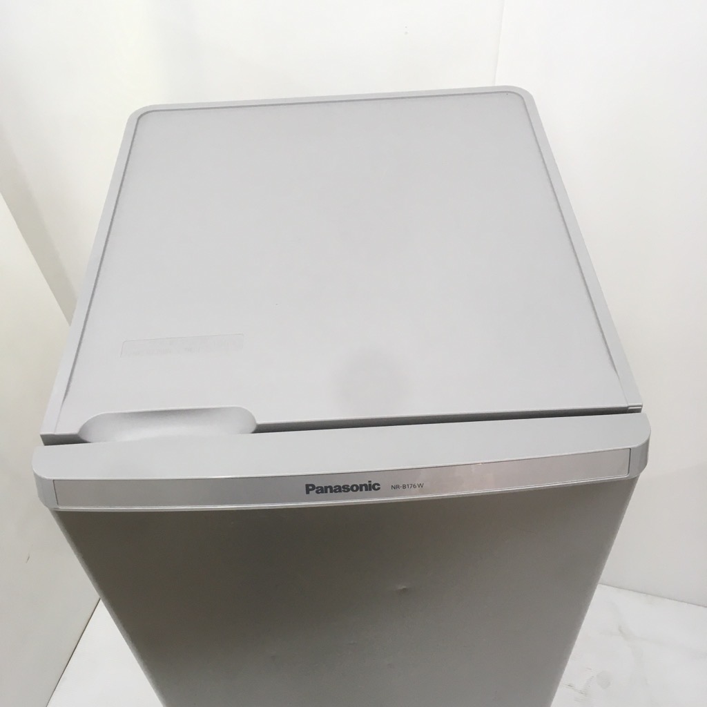 中古 168L 2ドア冷蔵庫 自動霜取りファン式 シルバー パナソニック NR