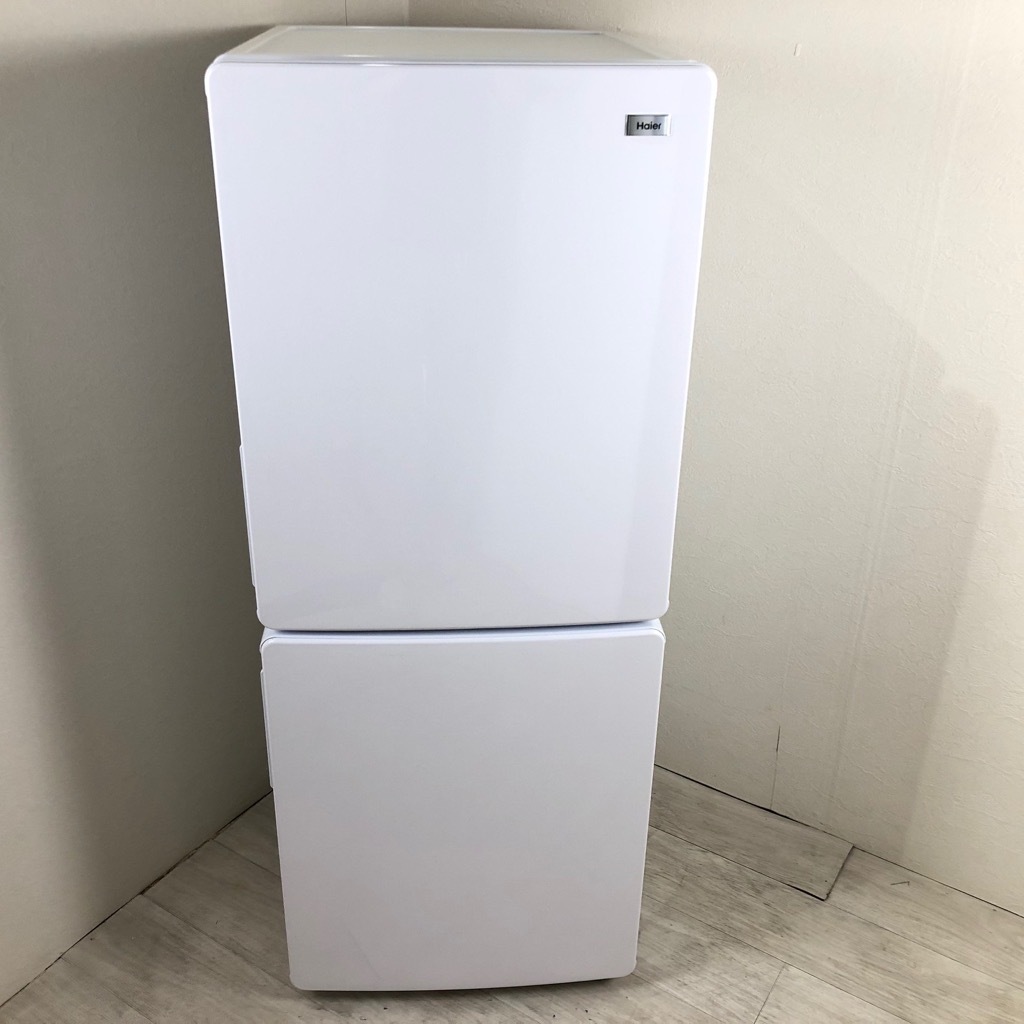 中古 ホワイト 148L 2ドア冷蔵庫 ハイアール 一人暮らし 大きめ 2018年 