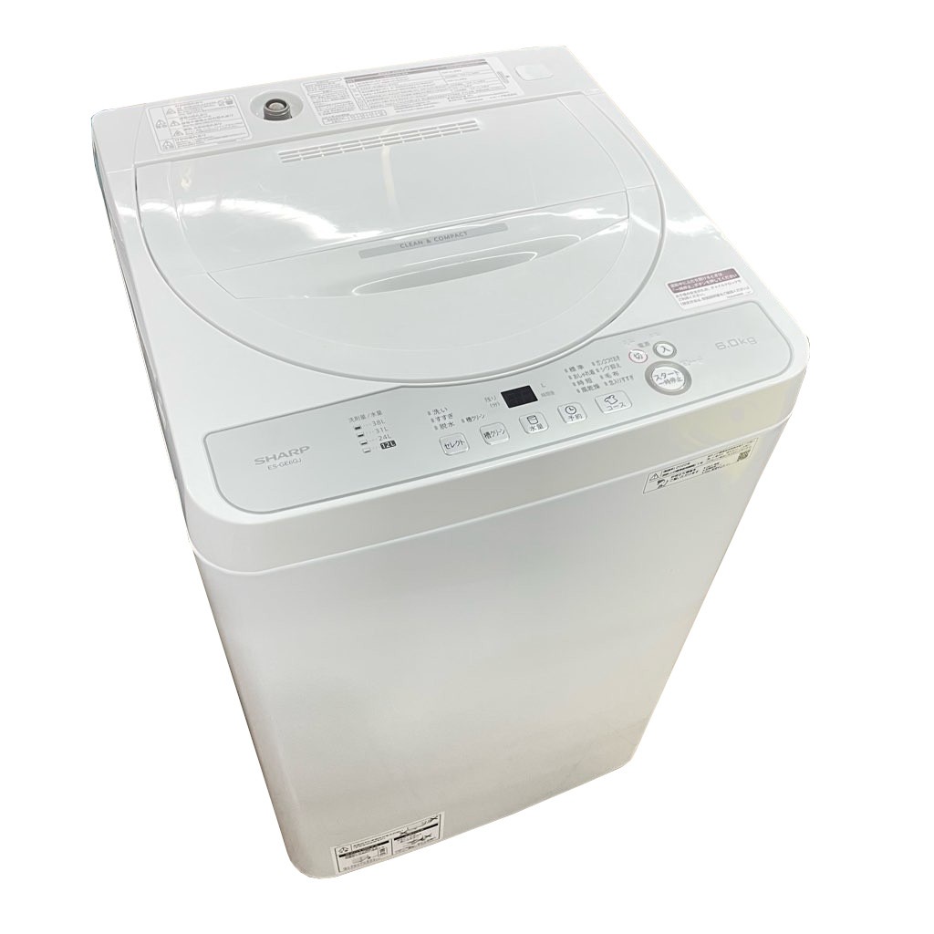 ��� 6.0kg ����ư������ �������絡ǽ ���㡼�� 2022ǯ�� ES-GE6GJ-W �奯�꡼�� 6�����ݾ��դ�