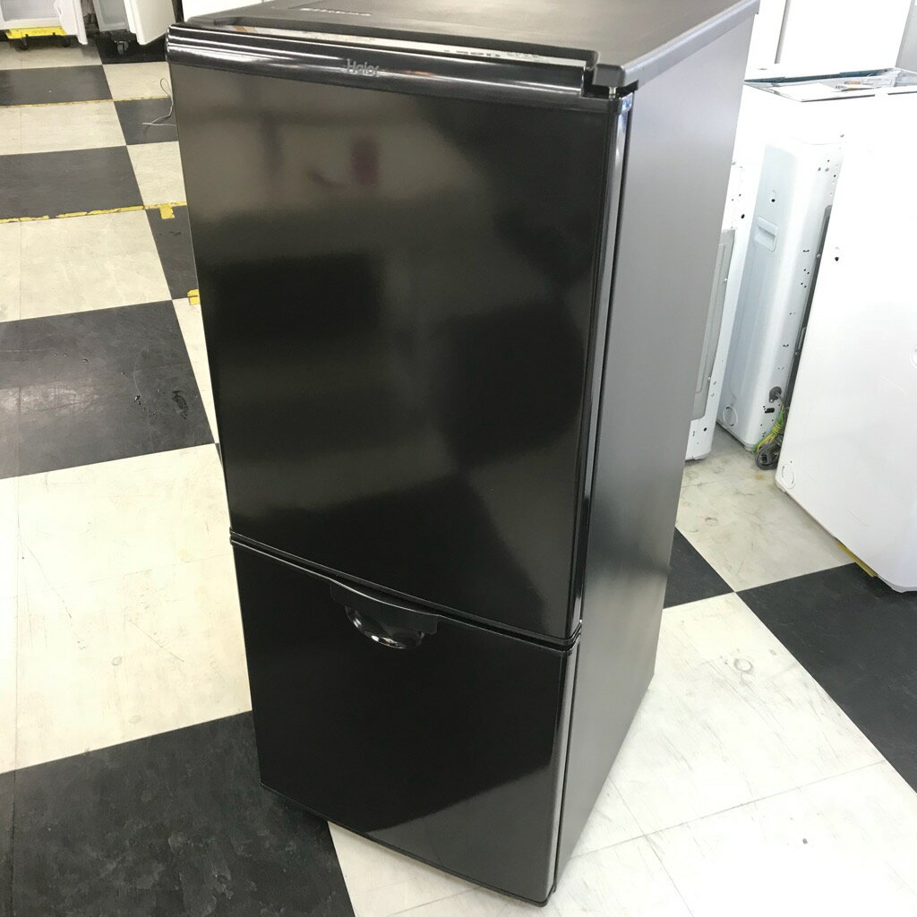 6ヶ月保証付 冷蔵庫 138Lハイアール 2014年製 2ドア 右開き ブラック 