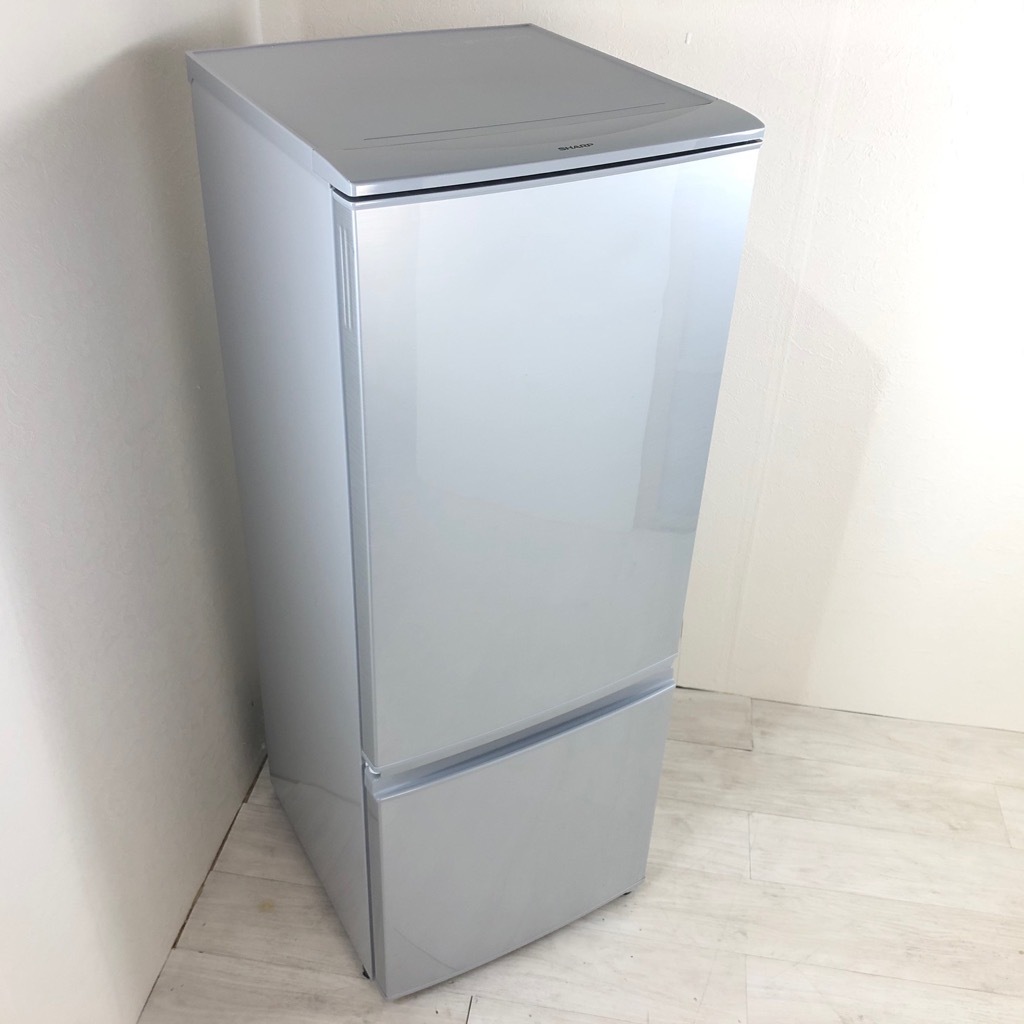 中古 167L 2ドア冷蔵庫 シャープ つけかえどっちもドア 2016年～2017年 