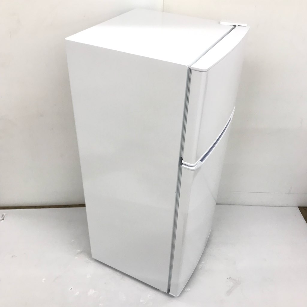 中古 130L 2ドア冷蔵庫 ハイアール ホワイト JR-N130A 2019年製 小型 