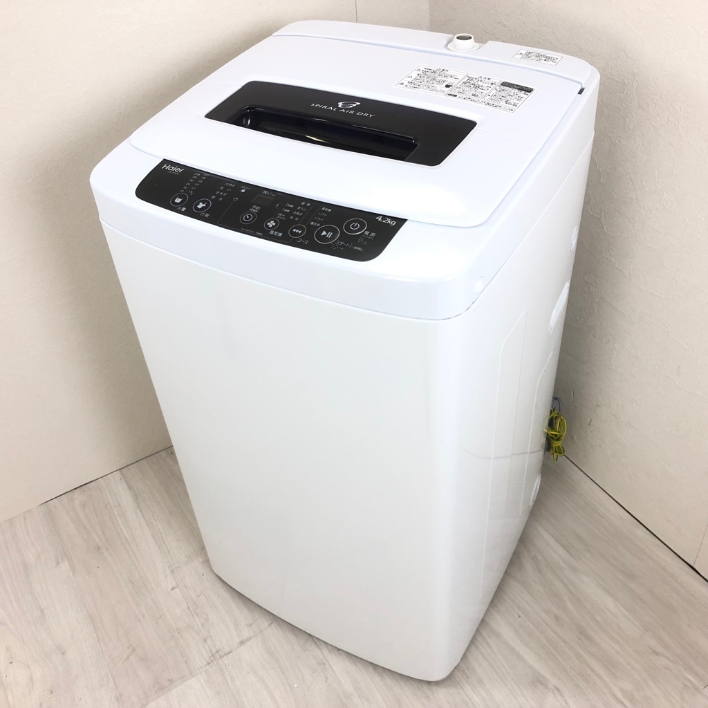 6ヶ月保証付 洗濯機 4.2kg ハイアール 2015年～2016年製 単身用 