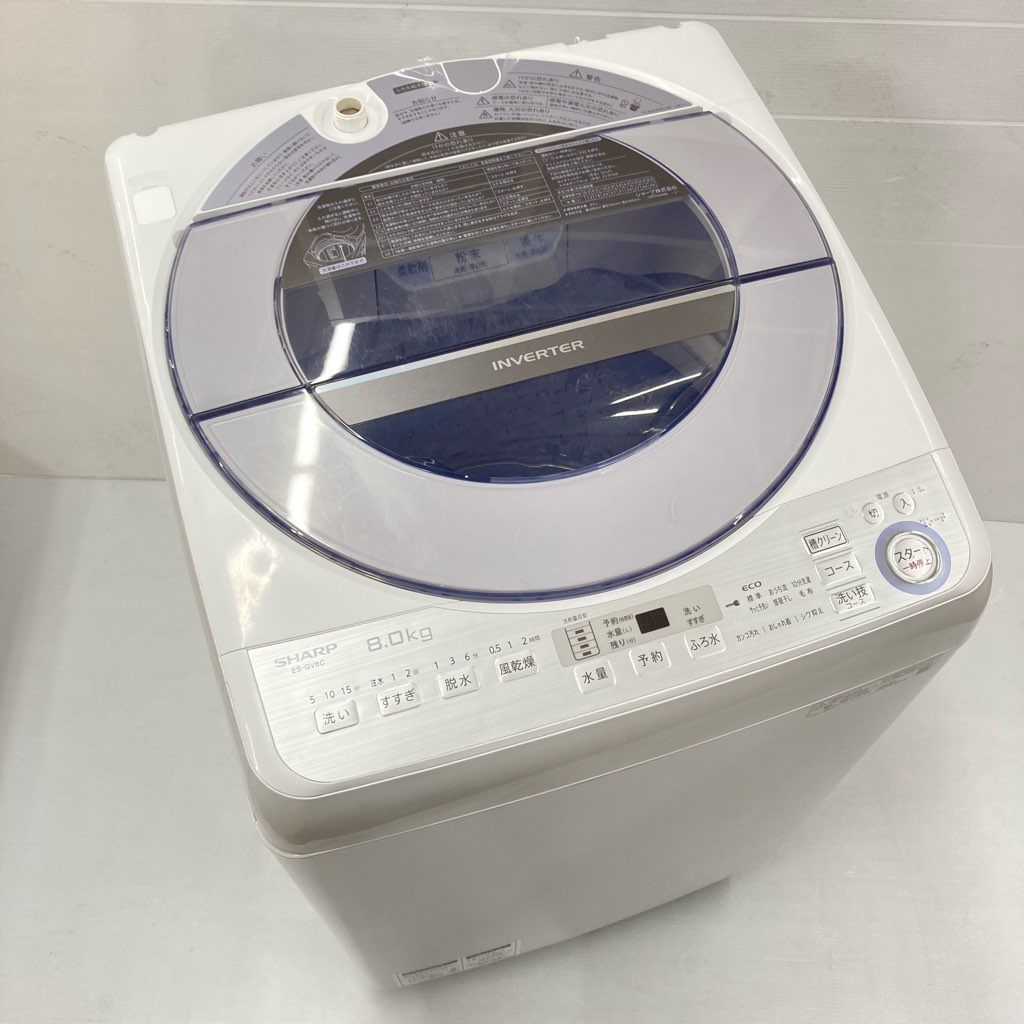 ���  8.0kg �������� ����ư������ ���㡼�� ES-GV8C-S 2019ǯ��¤ ����С����� �奯�꡼�� �ޤȤ����� 6�����ݾ��դ�