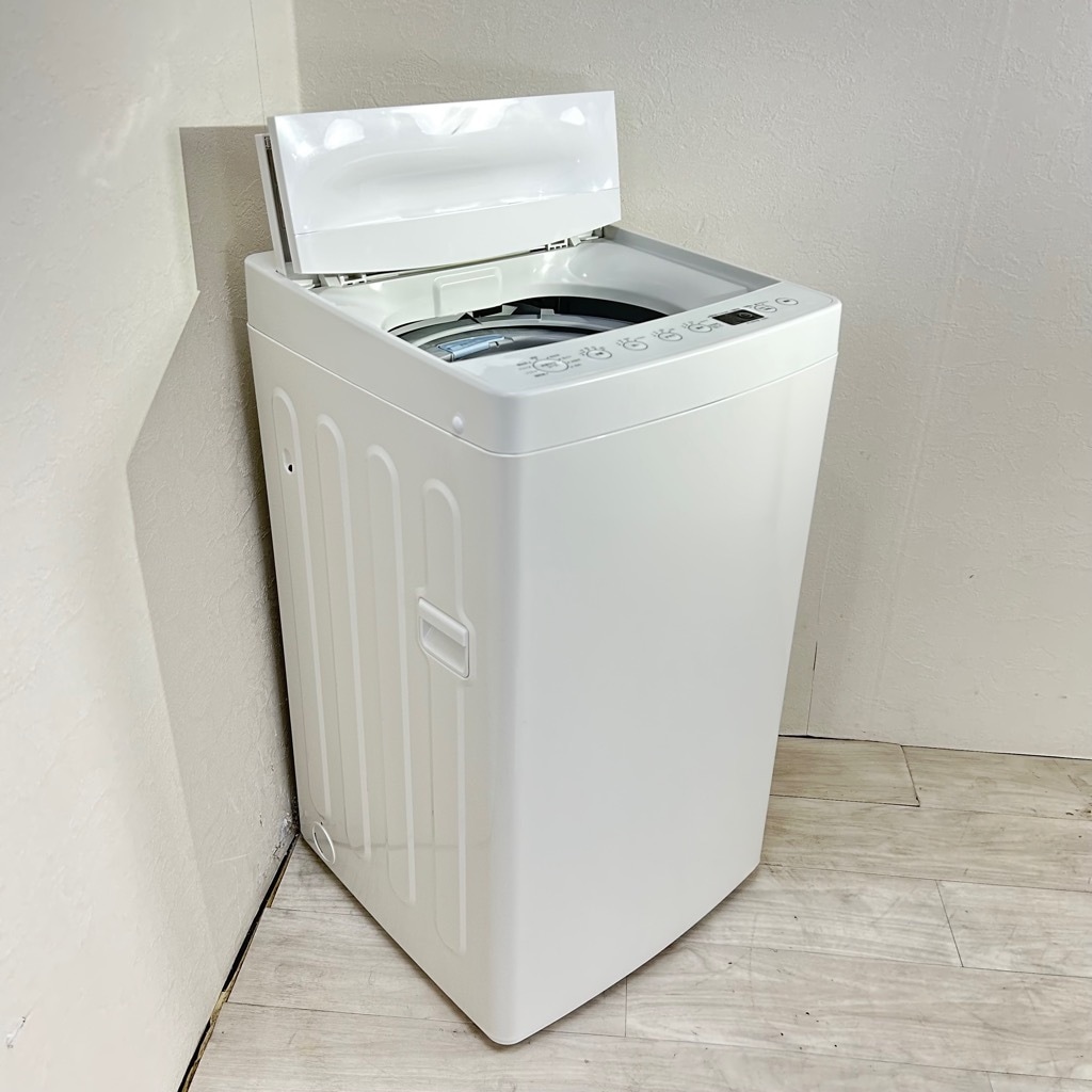 TAGlabel 洗濯機 AT-WM45B 4.5 2019 家電 My2084 中古 タグレーベルバイアマダナ 4.5kg 全自動洗濯機 AT-WM45B 2019年製