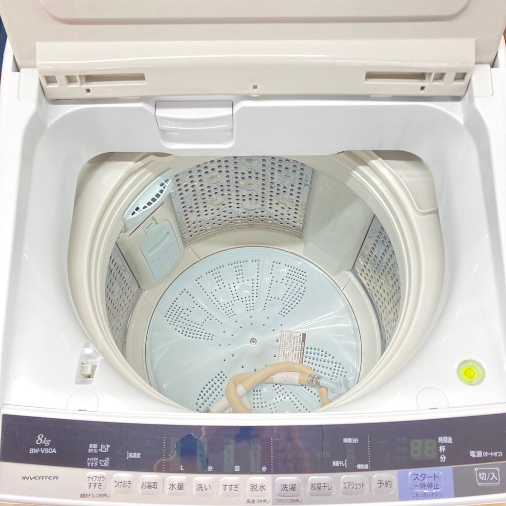 ��� 8.0kg ����ư������ �������絡ǽ �ӡ��ȥ����å��� ��Ω BW-V80A 2017ǯ��¤ 6�����ݾ��դ�
