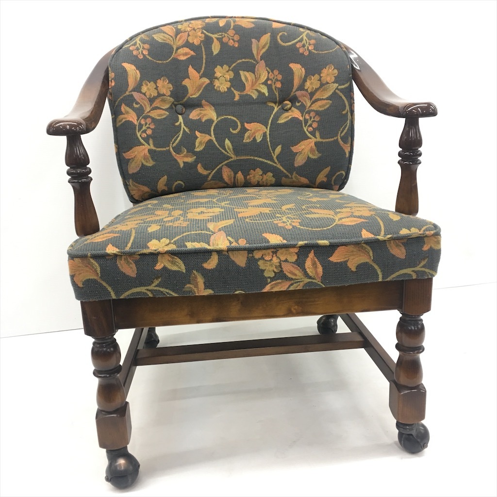 B20カリモクコロニアルシリーズキャスター付きチェア＆ダイニング3点