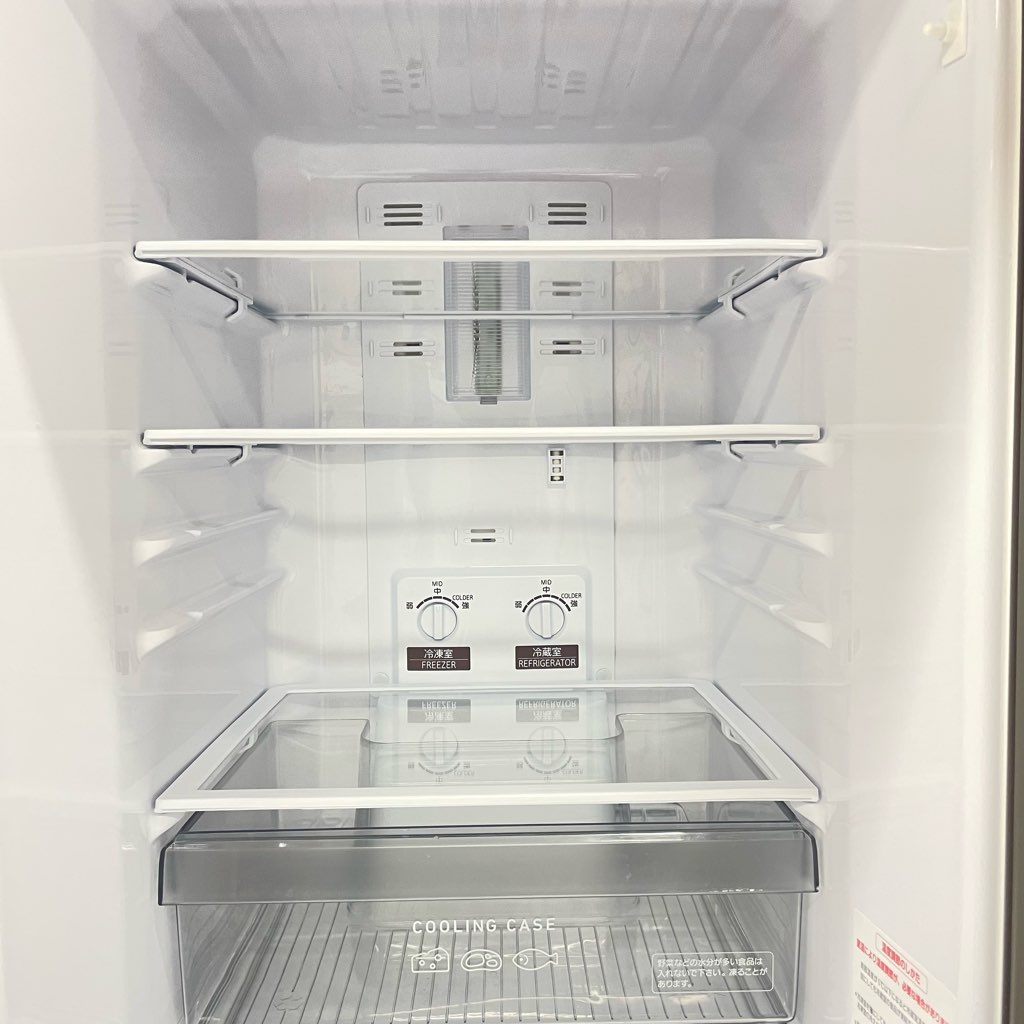中古 146L 2ドア冷蔵庫 三菱電機 MR-P15G-H 2022年製 自動霜取りファン 中古 146L 2ドア冷蔵庫 三菱電機 MR-P15G-H 2022年製 自動霜取りファン