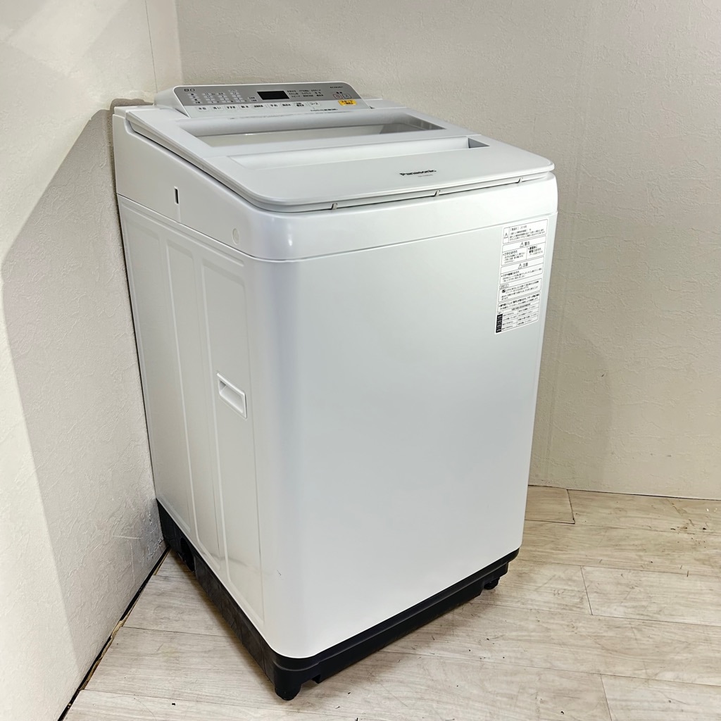 中古 8.0kg 送風乾燥機能付 全自動洗濯機 パナソニック NA-FA80H6 