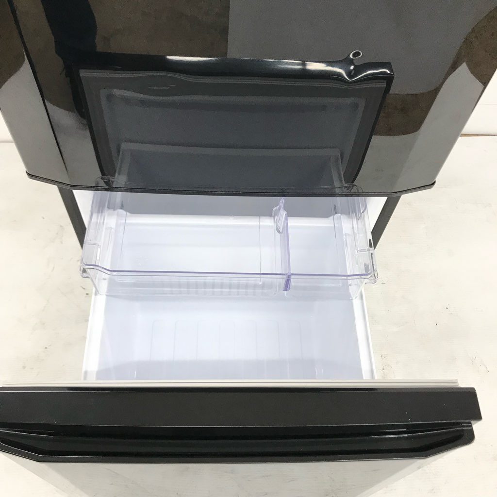 中古 冷蔵庫 三菱 自動霜取りファン式 146L 2ドア MR-P15C-B 2018年製 高年式 サファイアブラック 6ヶ月保証付き 中古 冷蔵庫 三菱 自動霜取りファン式 146L 2ドア MR-P15C-B 2018年製