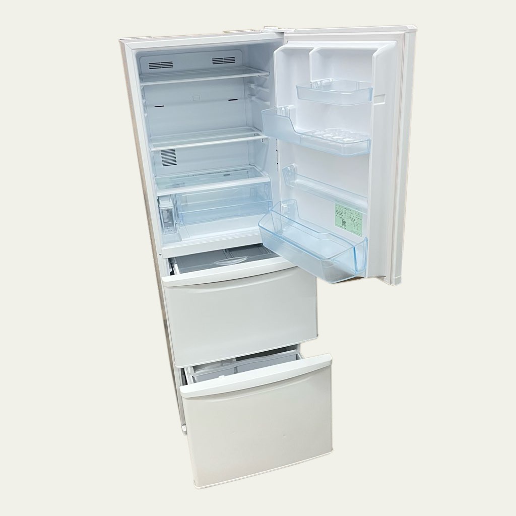 中古店舗近郊送料格安 335L 3ドア冷蔵庫 パナソニック エコナビ