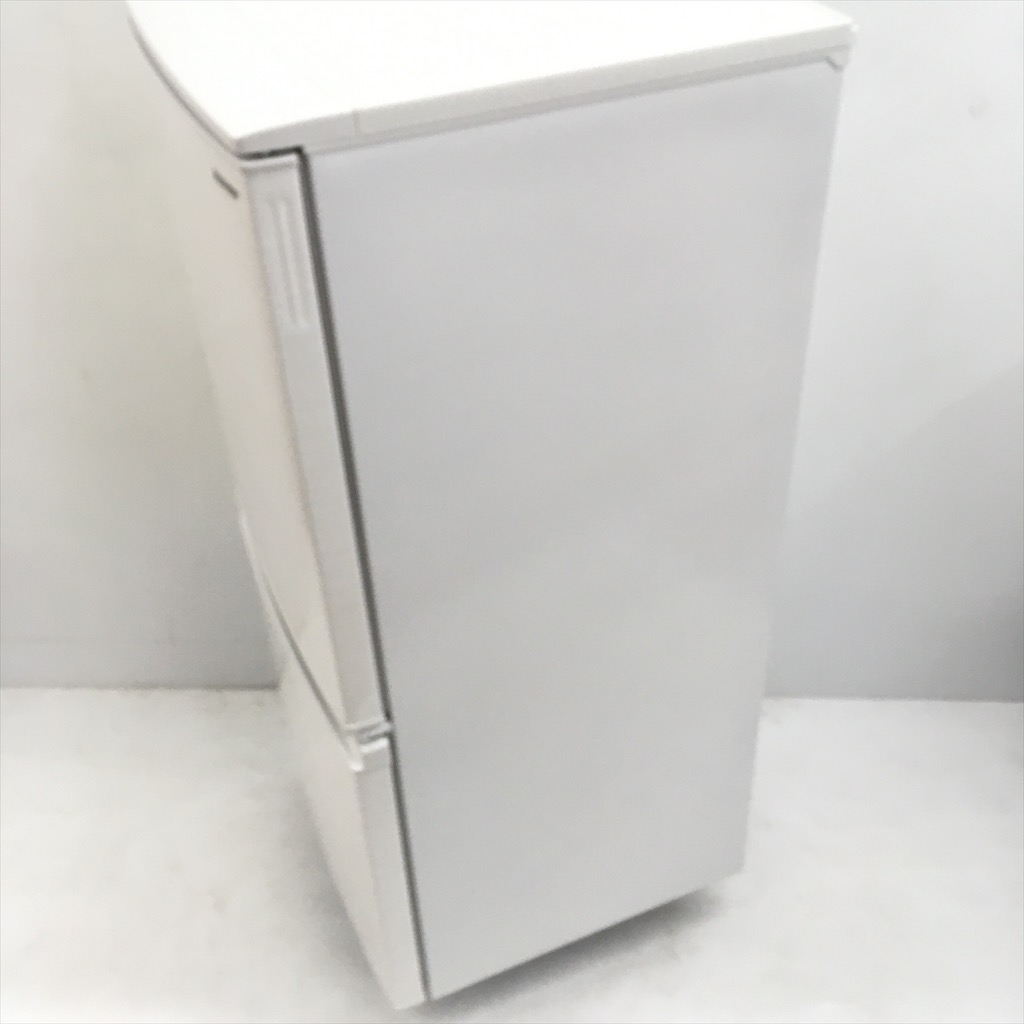 中古 137L つけかえどっちもドア 2ドア冷蔵庫 シャープ SJ-D14E-W 2019 