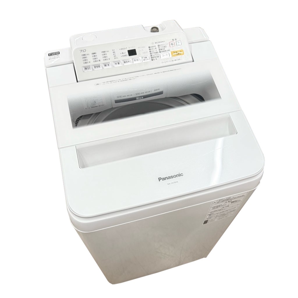 ��� 7.0kg �ʰ״��絡ǽ�� ����ư������ �ѥʥ��˥å� �����ʥ� NA-FA70H6 2018ǯ��¤ �ۥ磻�� 6�����ݾ��դ�