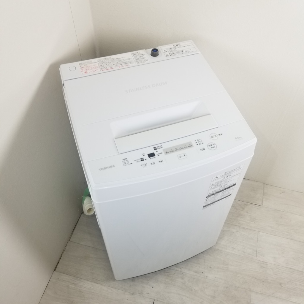 ID 980758  東芝4.5Kg　２０１７年製　AW-45M5 TOSHIBA 中古 洗濯機 東芝 一人暮らし 4.5kg コンパクト 予約