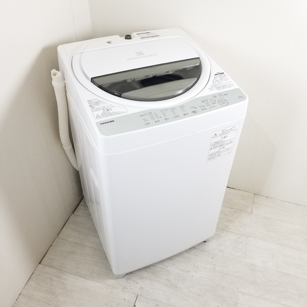 TOSHIBA 縦型洗濯機 ホワイト 6.0kg AM-6G6 【公式通販】