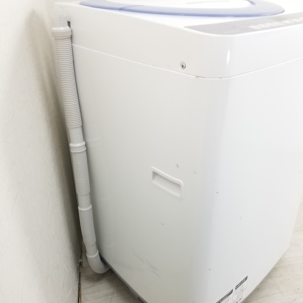 中古 洗濯機 シャープ 7.0kg 送風乾燥 ES-T708-A 2016年製 全自動洗濯
