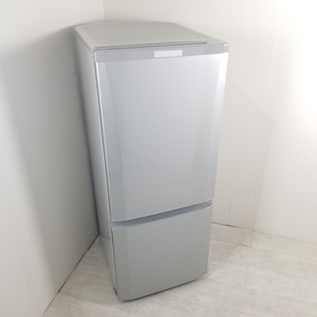 中古 2ドア冷蔵庫 シルバー 三菱電機 自動霜取りファン式 146L MR-P15Z-S 2016年製 一人暮らし 単身用 6ヶ月保証付き 中古 2ドア冷蔵庫 シルバー 三菱電機 自動霜取りファン式 146L MR-P15Z