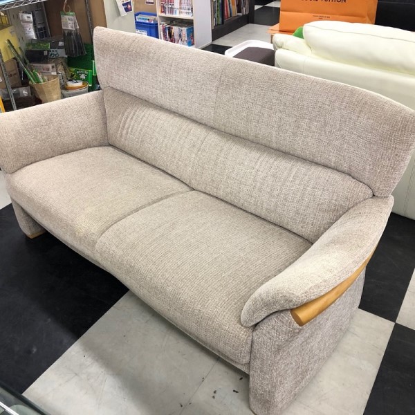 中古 人気 近郊送料格安 karimoku カリモク Chitano 2.5人掛けソファ