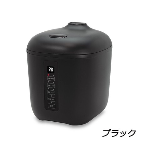 【新品未使用】2合炊飯器　ブラック 2合炊き炊飯器 ブラックorホワイト RM-102TE 一人暮らし最適