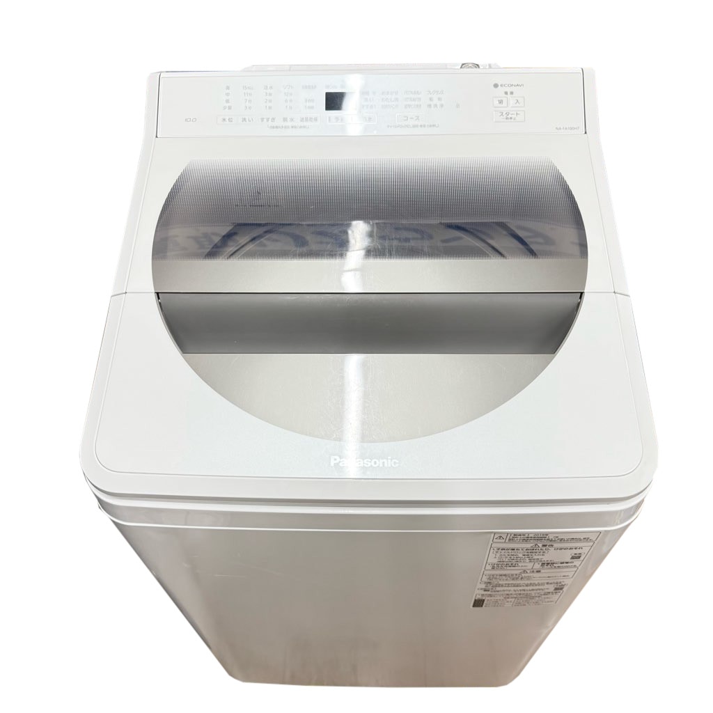Panasonic 洗濯機 10kg NA-FA100H7 オンラインストア取扱店 Panasonic 洗濯機 10kg NA-FA100H7-W 2019年製