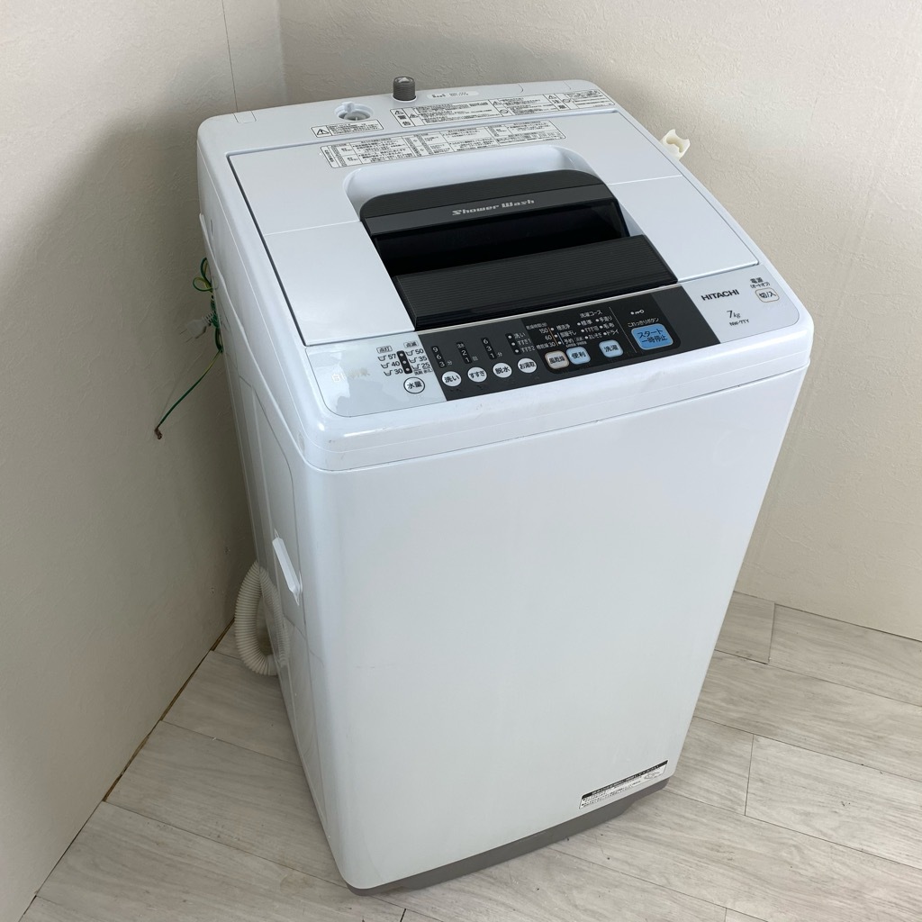 中古 7.0kg 全自動洗濯機 ピュアホワイト 送風乾燥機能 東芝 2015年製 