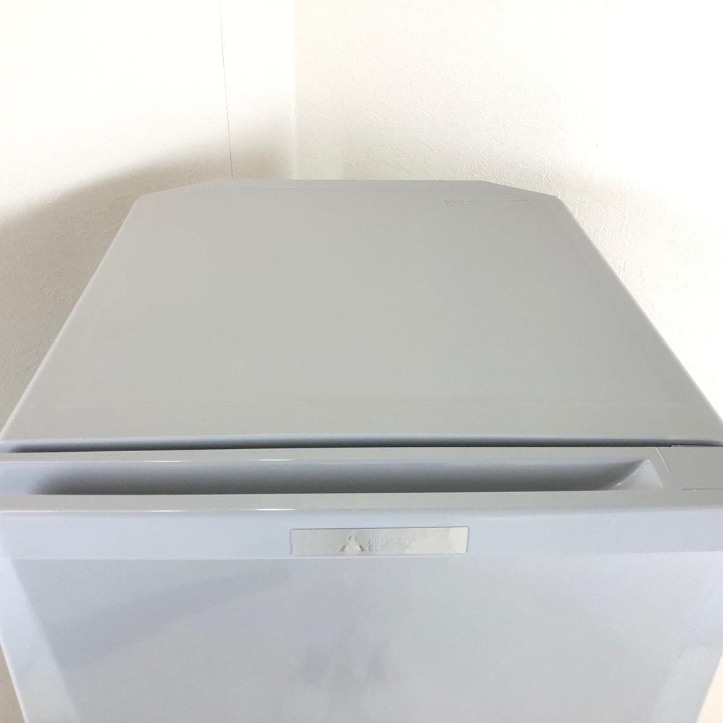 中古 146L 2ドア冷蔵庫 シルバー 三菱電機 2016年製 自動霜取りファン