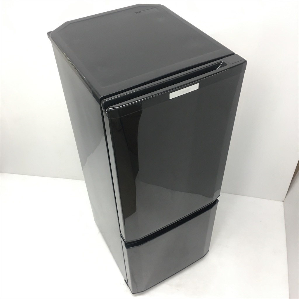 中古 冷蔵庫 三菱 自動霜取りファン式 146L 2ドア MR-P15C-B 2018年製