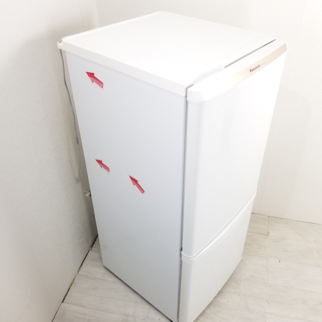 中古 2ドア冷蔵庫 自動霜取りファン式 138L パナソニック NR