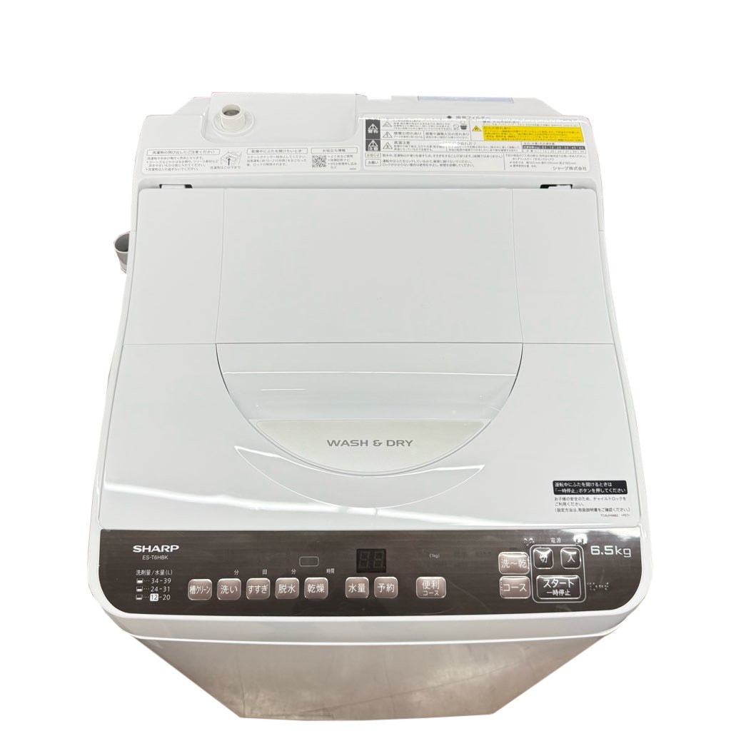 Źǯ  6.5kg 3.5kg ư絡 㡼 ES-T6HBK-T 2024ǯ¤   ֥饦 6ݾդ
