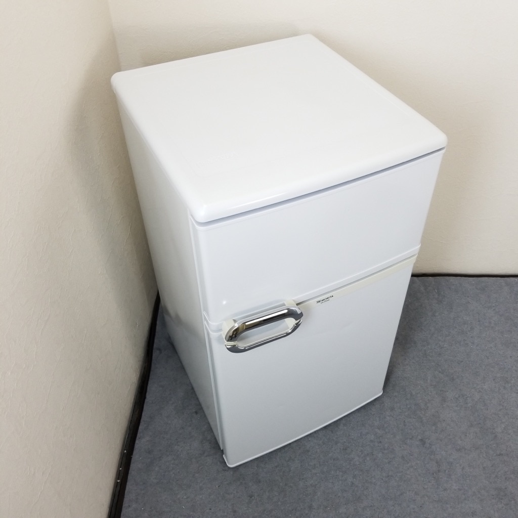 3ヶ月保証付 88L 2ドア冷蔵庫 MORITA MR-D09BB-W 2012年製 ワンルーム