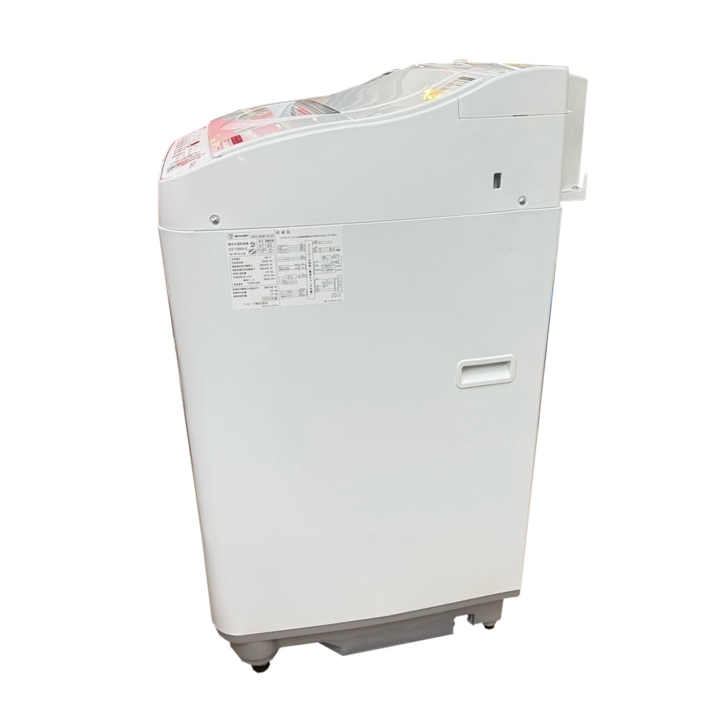 中古 洗濯6.5kg 乾燥3.5kg 全自動洗濯乾燥機 シャープ ES-TX6G-S