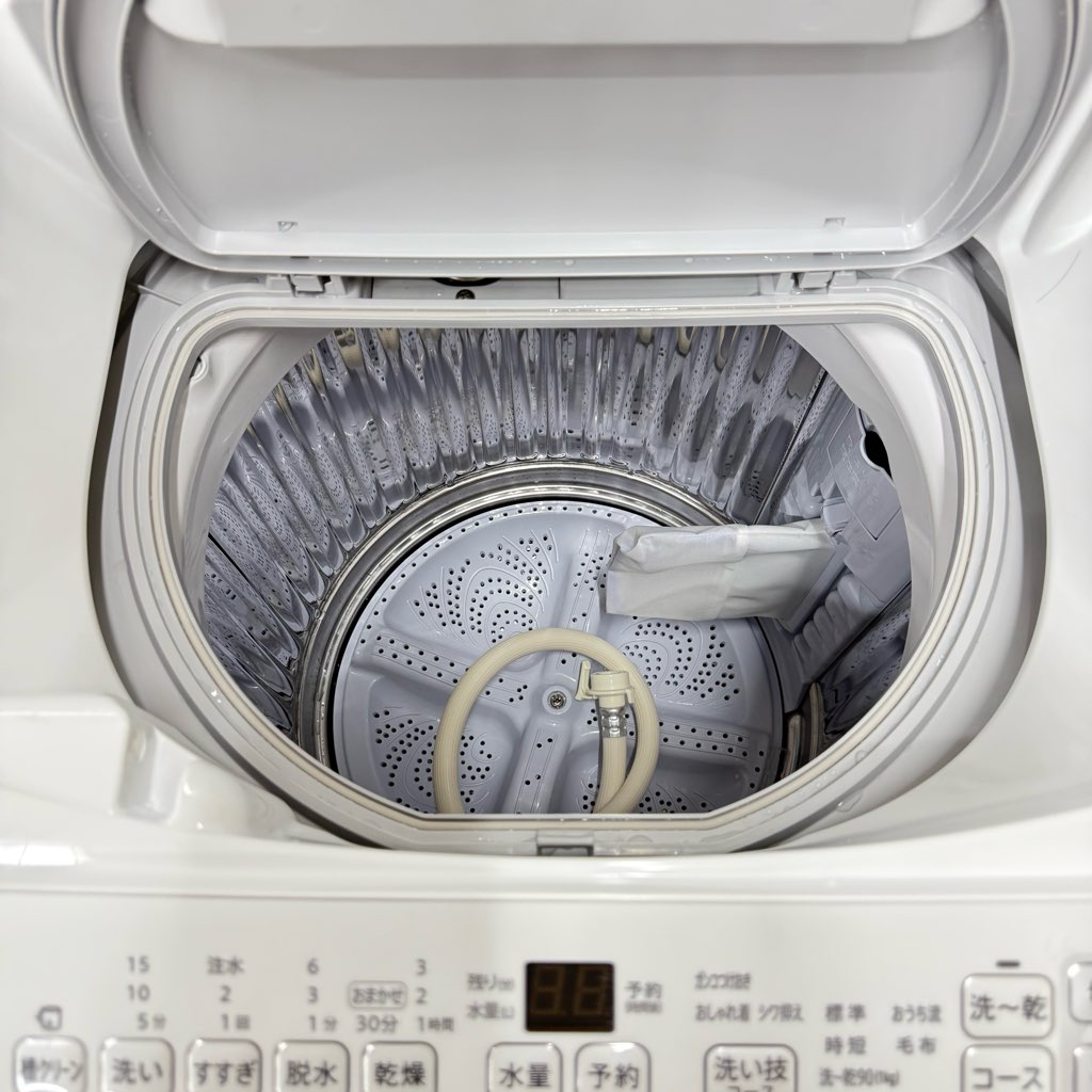 中古 洗濯6.5kg 乾燥3.5kg 全自動洗濯乾燥機 シャープ ES-TX6G-S