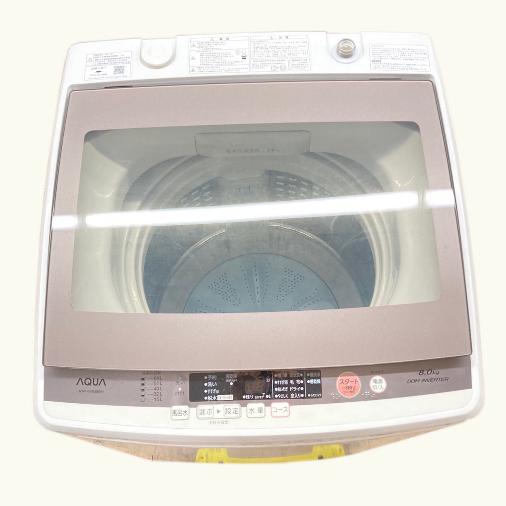   饹ȥåץ꡼ 8.0kg ư AQW-GV800E 2017ǯ 6ݾդ