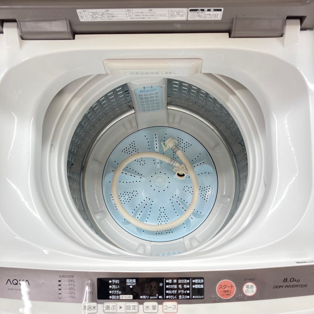   饹ȥåץ꡼ 8.0kg ư AQW-GV800E 2017ǯ 6ݾդ