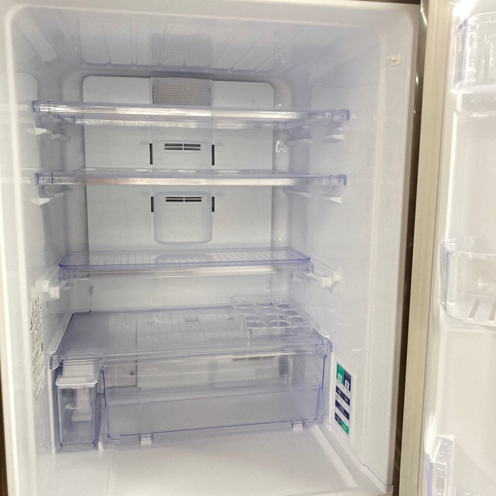 中古近郊自社便可 送料格安 シャープ 356L 3ドア冷蔵庫 SJ-GE36D-T