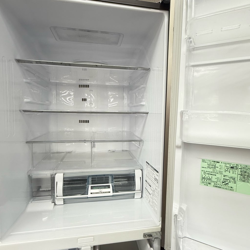 中古 HITACHI R-S4200F 401L 5ドア冷蔵庫 HITACHI(ヒタチ) / 冷蔵庫